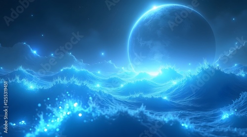 A planet with an ocean of pure energy