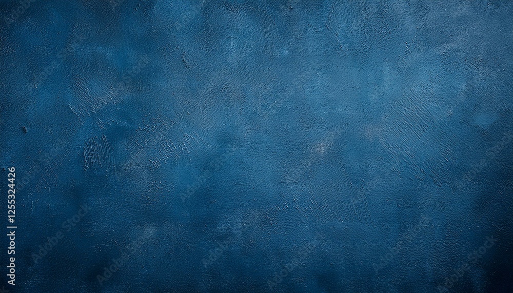 Fototapeta premium Dark blue plain wall background