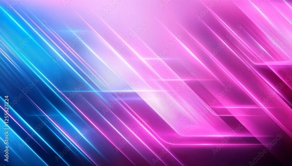 Pink and blue abstract tech minimal geometric Pink and blue abstract tech minimal geometric