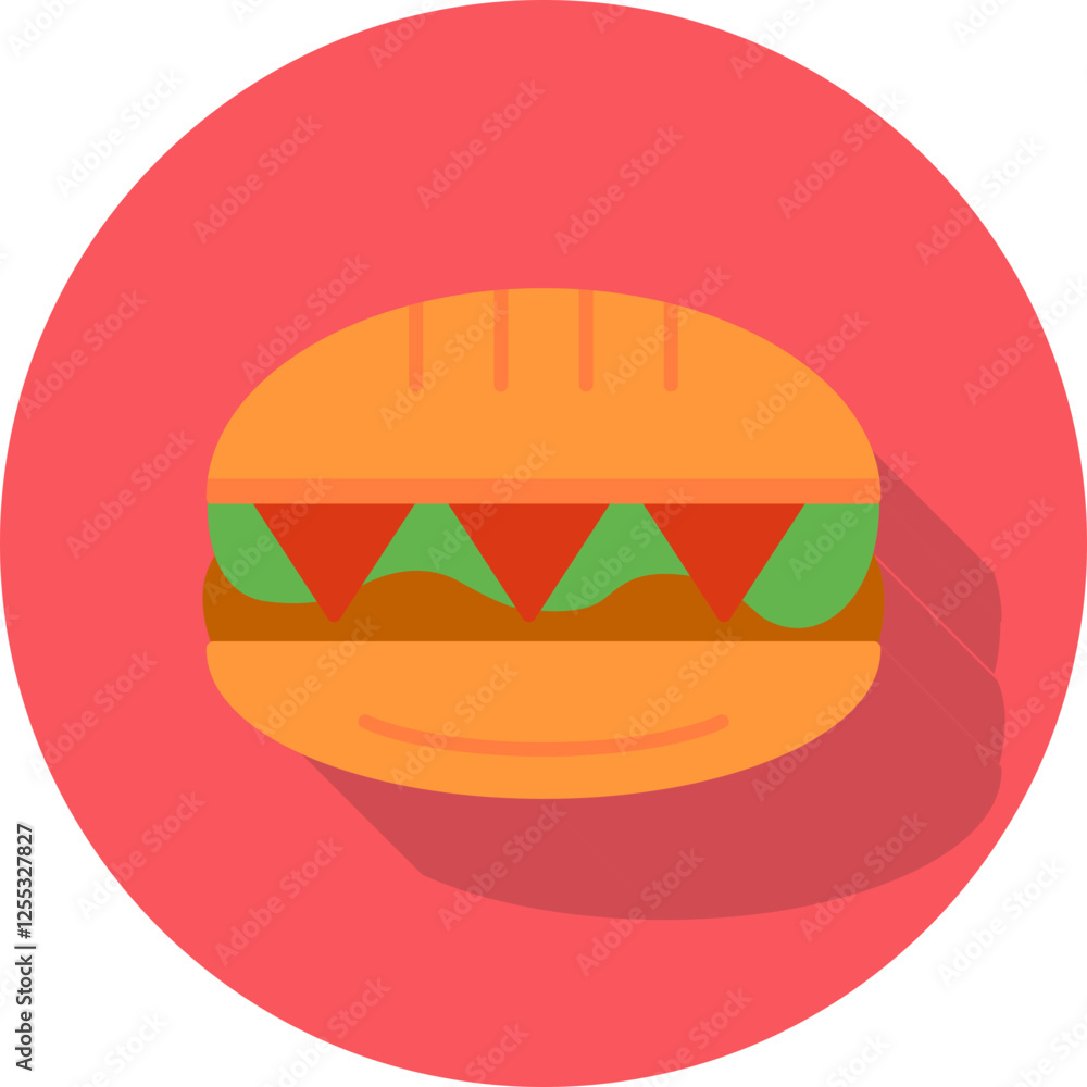 Obraz premium Sandwich Icon