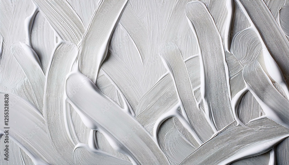Obraz premium White brush strokes on a background 
