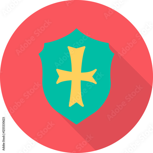Unique Sheild Vector Icon