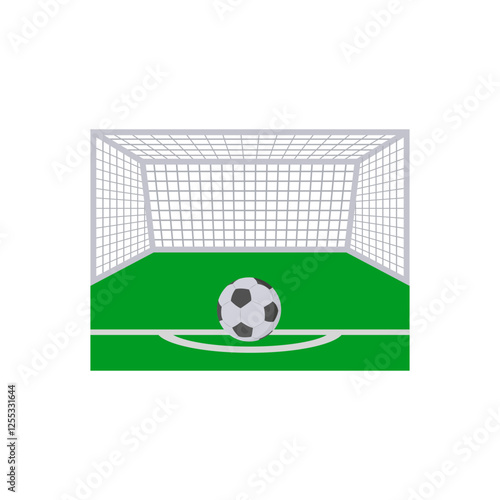 Penalty Kick, Football Championship Soccer Illustration