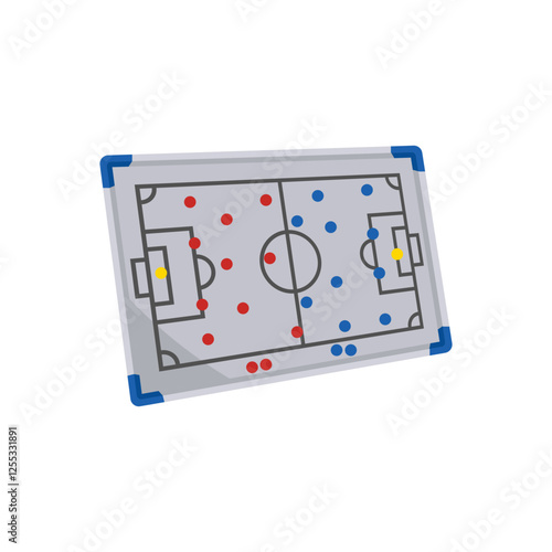 Tactical Board, Football Championship Soccer Illustration