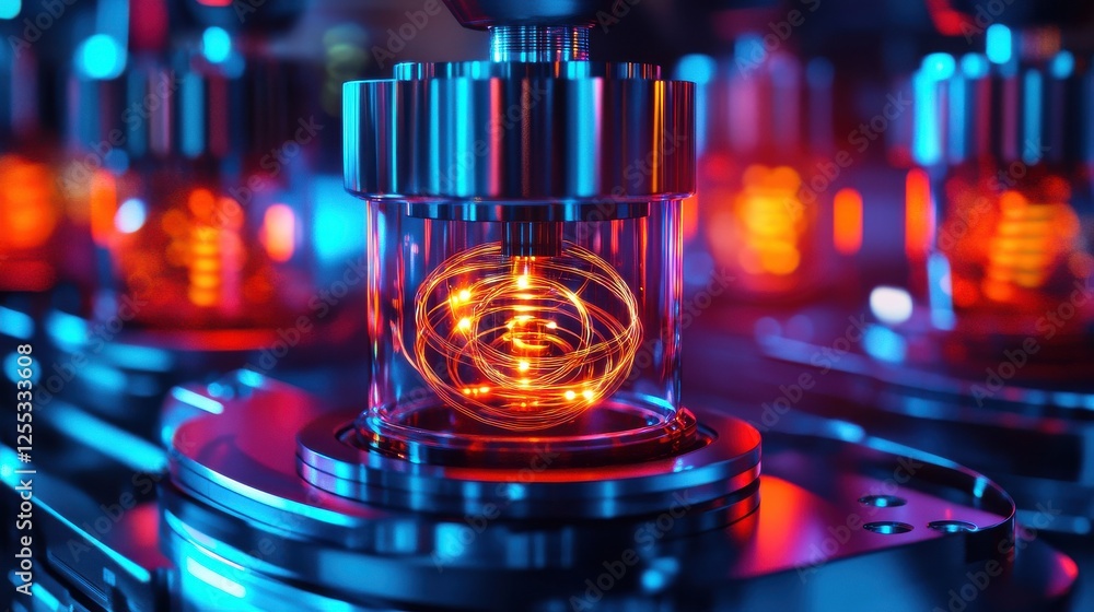 Holographic Quantum Machine Glowing with Swirling Berry Holographic Quantum Machine Glowing with Swirling Berry