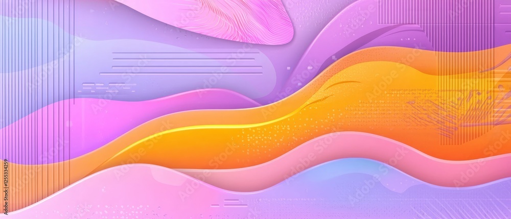 Abstract Colorful Wave Background with Gradient Texture Abstract Colorful Wave Background with Gradient Texture