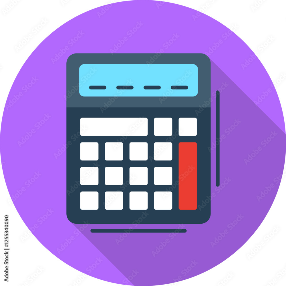 Calculator Vector Icon Calculator Vector Icon