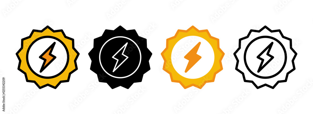Set of Flash Deal Icon