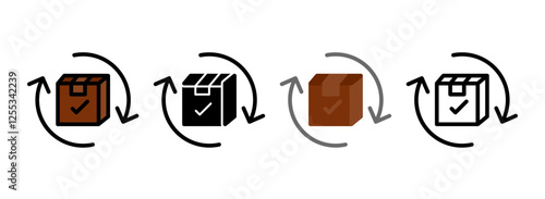 Set of Restock Icon