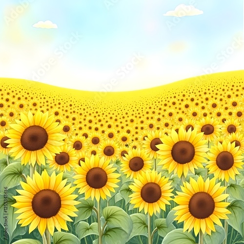 sunflowers in the field