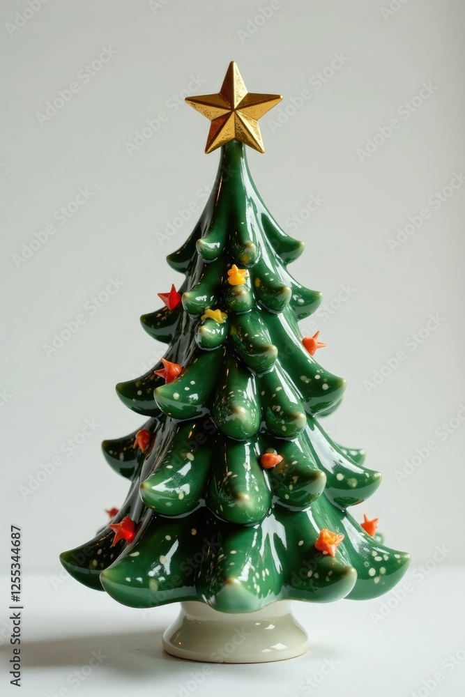 Christmas tree topper made from glazed ceramic, festive, ceramic, tree topper Christmas tree topper made from glazed ceramic, festive, ceramic, tree topper