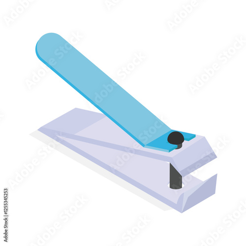 Icon of nail clipper for trimming and grooming fingernails and toenails