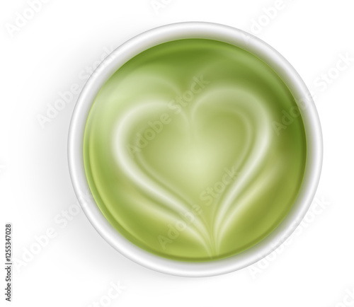 Matcha Cup Top View