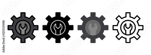 Set of Maintenance Icon
