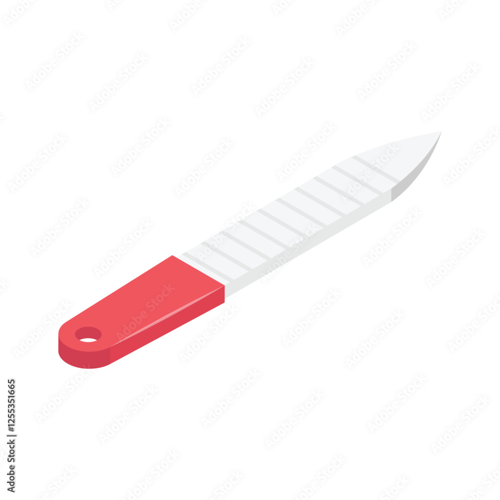 Get this creative icon of nail file in modern design style Get this creative icon of nail file in modern design style
