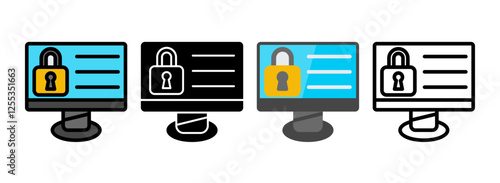Set of Private Icon