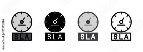 Set of SLA Icon