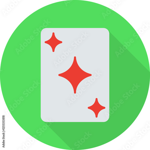 Unique Card Vector Icon