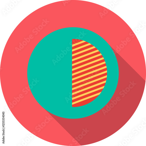 Unique Contrast Vector Icon