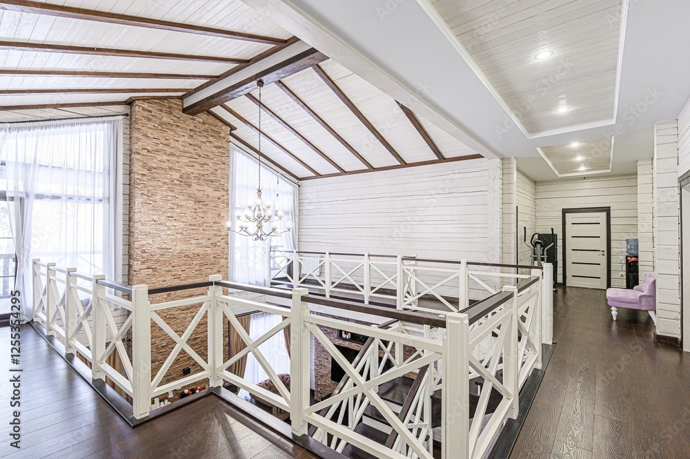 Obraz premium standard room interior apartment. room doors, renovation corridor lobby entrance hall