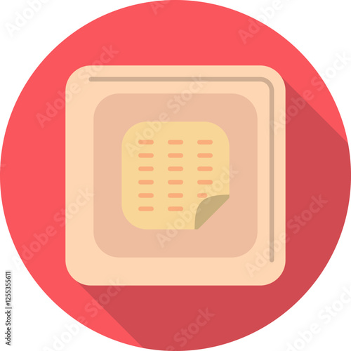 Nicotine Patch Vector Icon