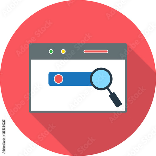 Unique SEO Vector Icon