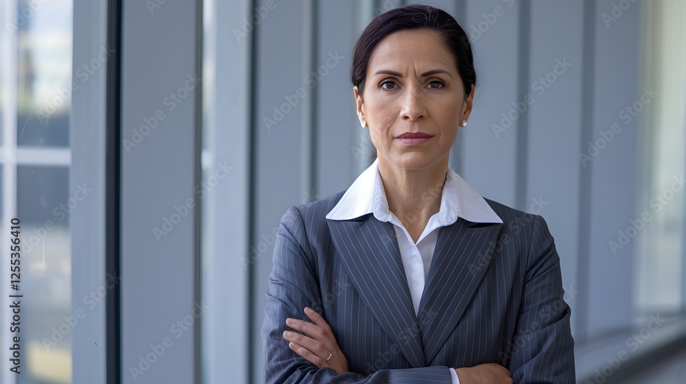 Confident Businesswoman Portrait Serious Expression Professional Attire Corporate Gray Suit Strong Female Leader Executive Manager Powerful Woman Business Success Achievement Ambitious Goal Achiever Confident Businesswoman Portrait Serious Expression Professional Attire Corporate Gray Suit Strong Female Leader Executive Manager Powerful Woman Business Success Achievement Ambitious Goal Achiever