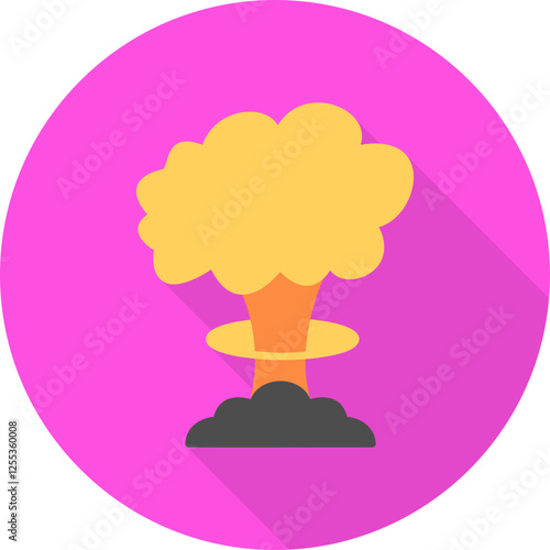 Unique Bomb Blast Vector Icon