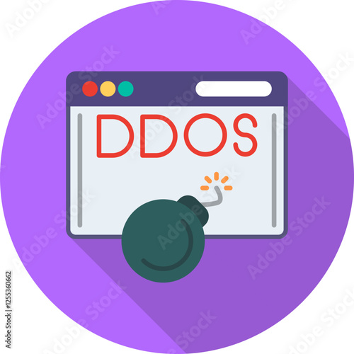 Ddos Attack Vector Icon