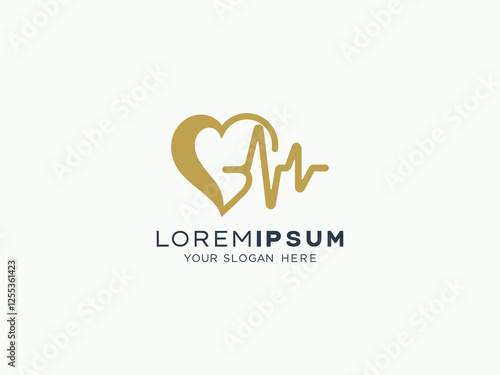 love and care logo design vectore template 