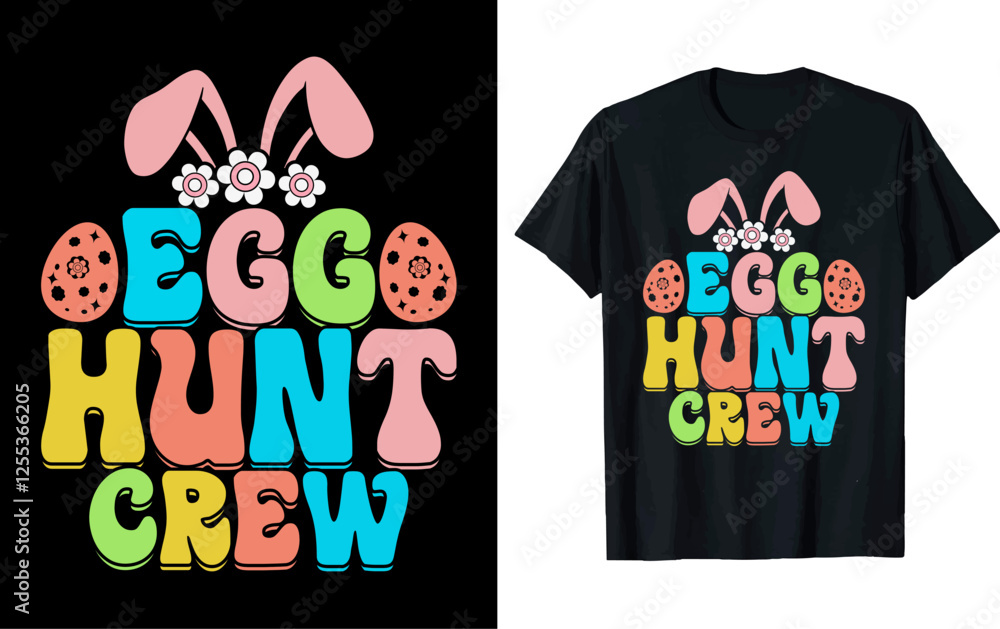 Easter t-shirt design, vector illustration, Easter design, silhouette style Easter t-shirt design, vector illustration, Easter design, silhouette style