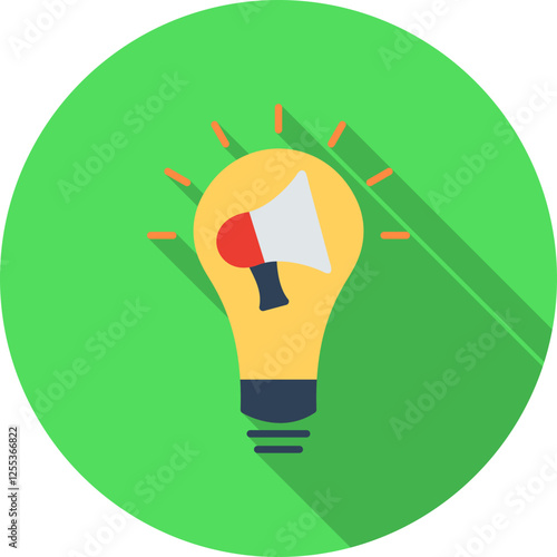 Marketing Idea Vector Icon