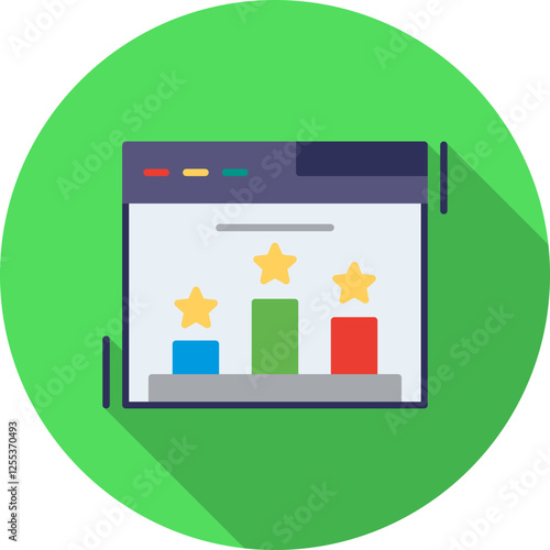 Ranking Vector Icon