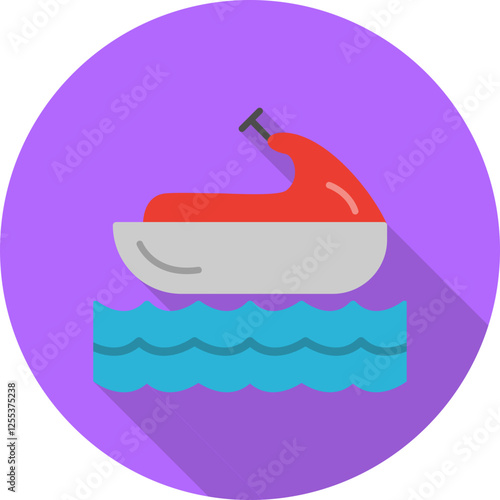 Jet Ski Vector Icon