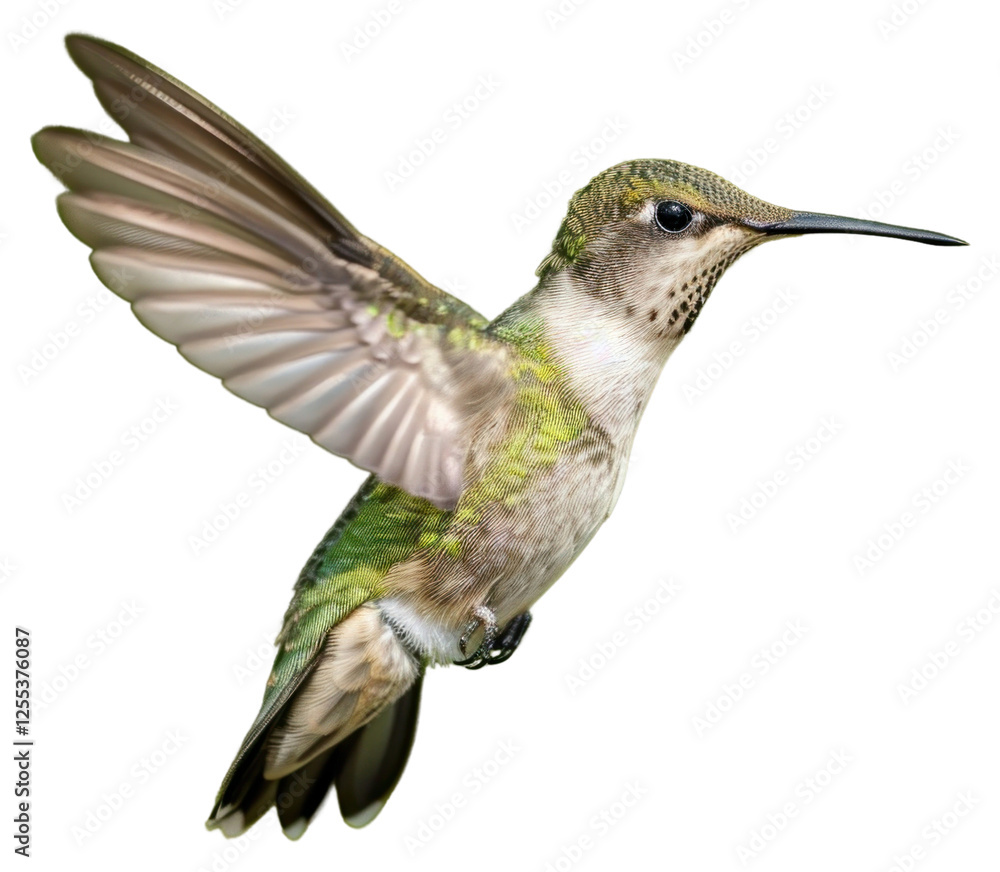 Fototapeta premium PNG Hummingbird hummingbird hovering animal.