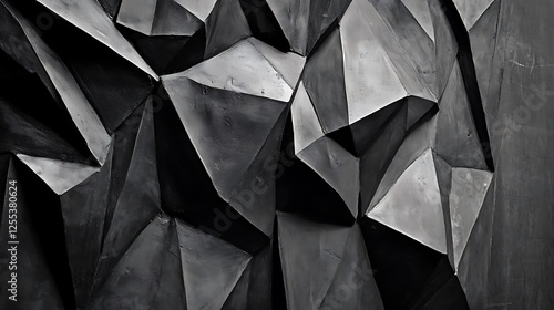 Wallpaper Mural Abstract dark geometric texture Torontodigital.ca