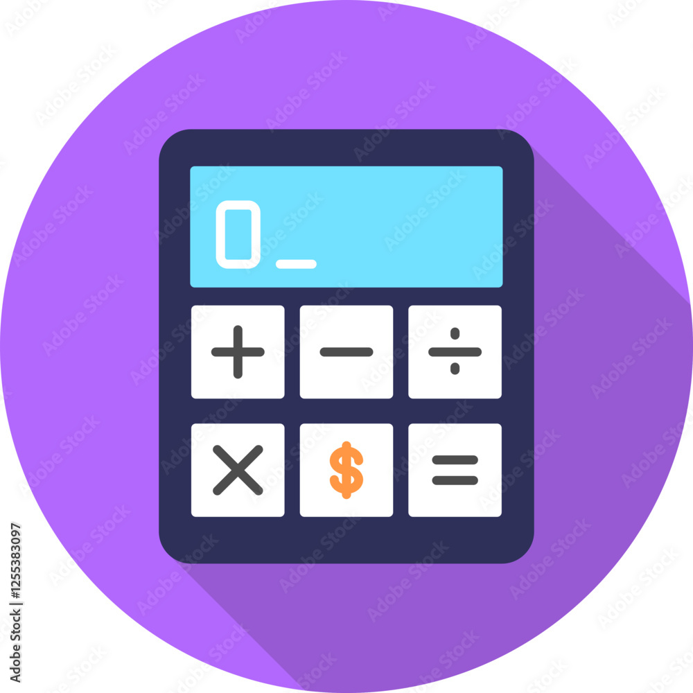 Calculator Vector Icon Calculator Vector Icon