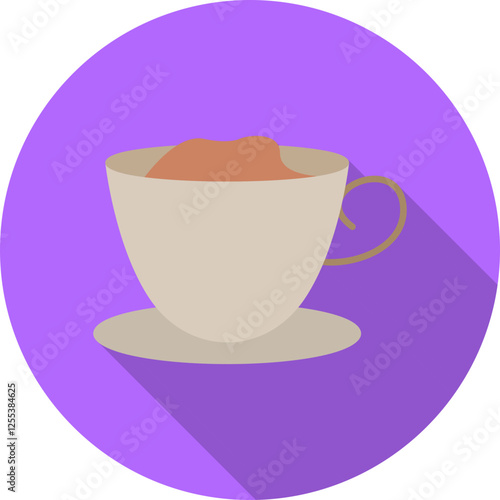 Creamy Coffee Vector Icon