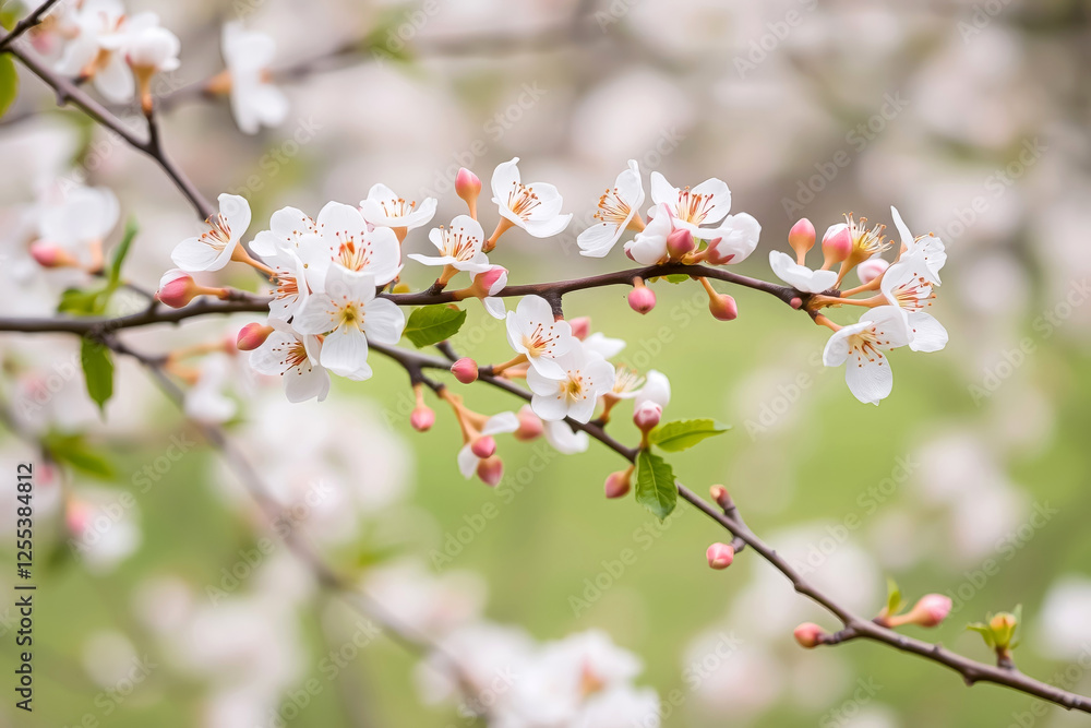 Beautiful Spring Background with Blossoming Apple Tree Branches for Seasonal and Nature-Inspired Designs Beautiful Spring Background with Blossoming Apple Tree Branches for Seasonal and Nature-Inspired Designs