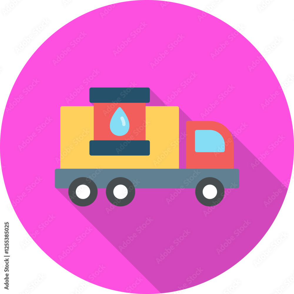Naklejka premium Fuel Truck Icon
