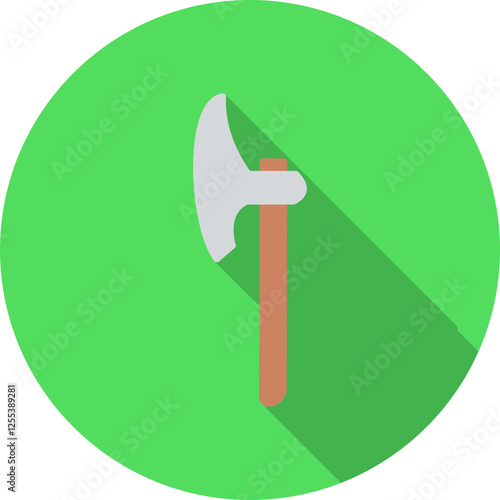 Unique Axe Vector Icon
