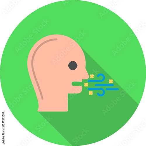 Bad Breath Vector Icon