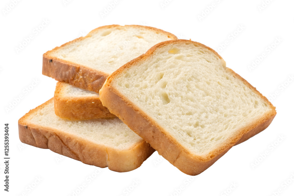 sliced bread isolated on white background sliced bread isolated on white background