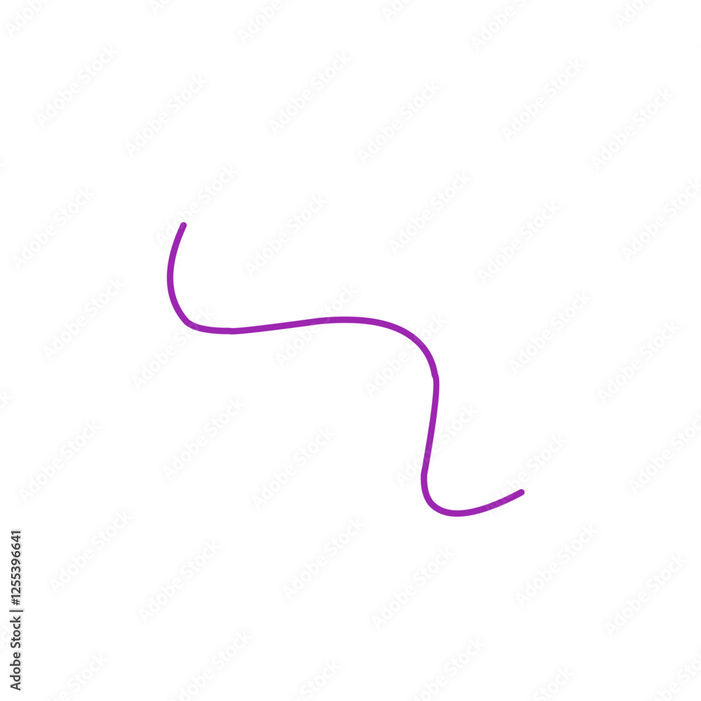 purple wave line