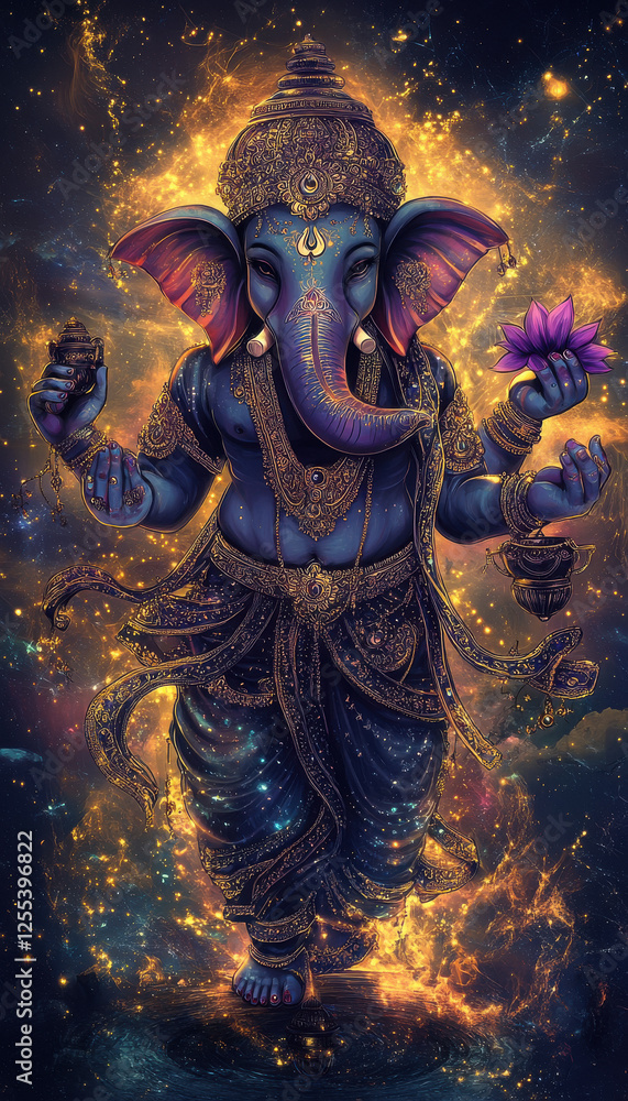 Obraz premium beautiful statue of lord ganesha