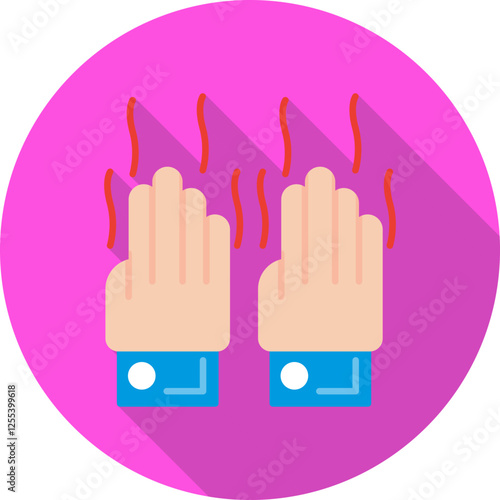 Smelly Hands Vector Icon