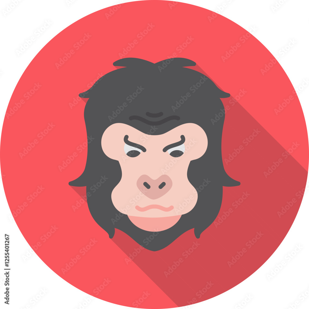 Gorilla Vector Icon Gorilla Vector Icon