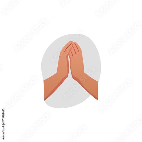 Clapping hands gesture flat vector, cartoon hands applauds, bravo ovation, encouragement, support, appreciation arm sign