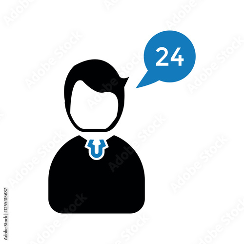 Business support icon.