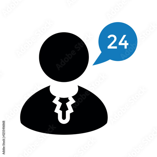Business support icon.
